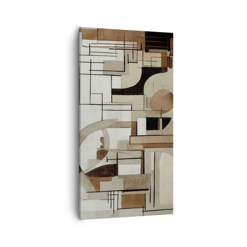 Quadro em tela - Paisagem urbana 2.0 - 55x100 cm