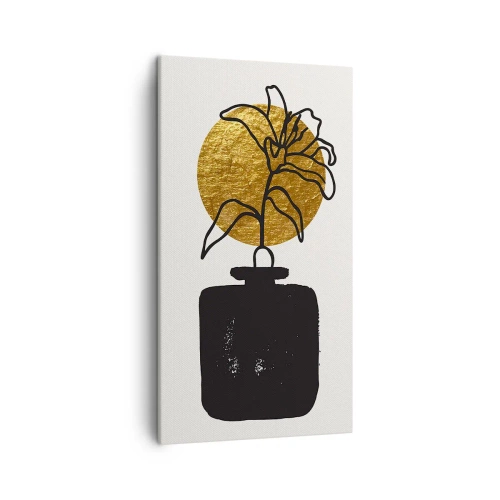 Quadro em tela - A beleza vale seu peso em ouro - 45x80 cm