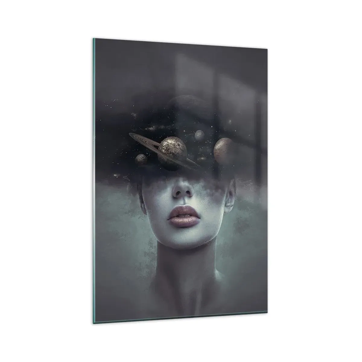 Quadro em vidro - E os planetas estão a enlouquecer... - 80x120 cm