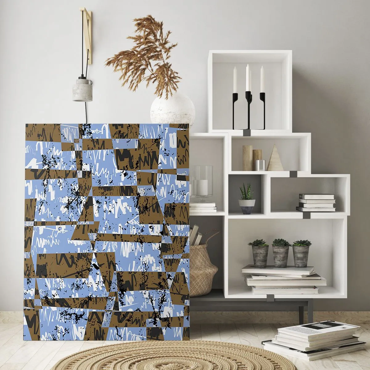 Quadro em vidro - Recorte não popular - 50x70 cm