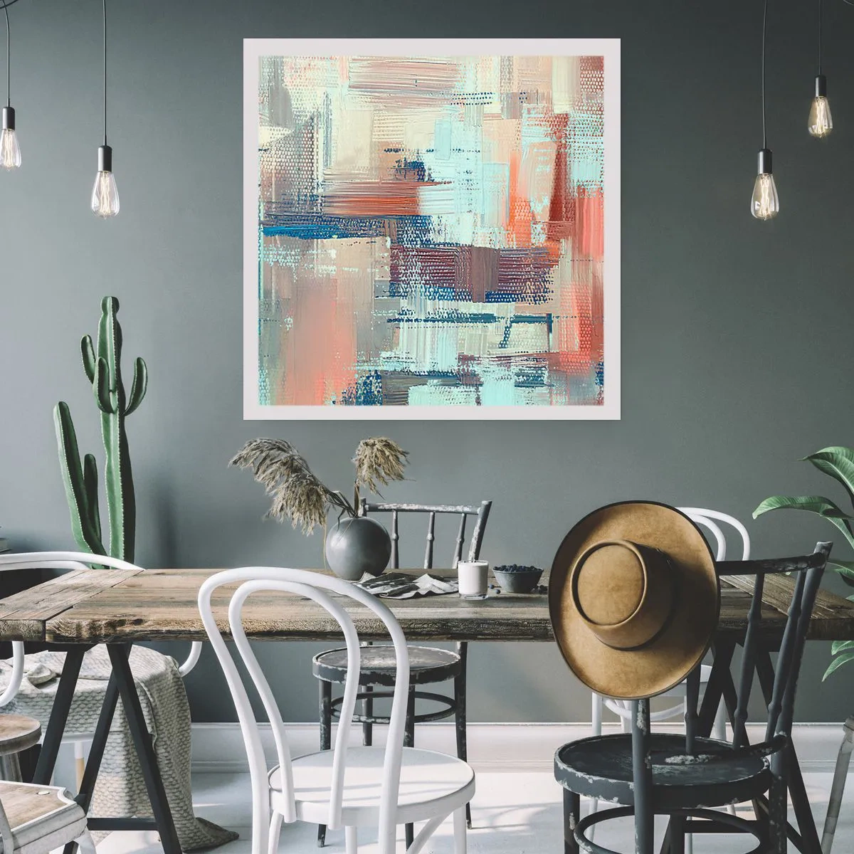 Pôster - Alcance a luz - 50x50 cm