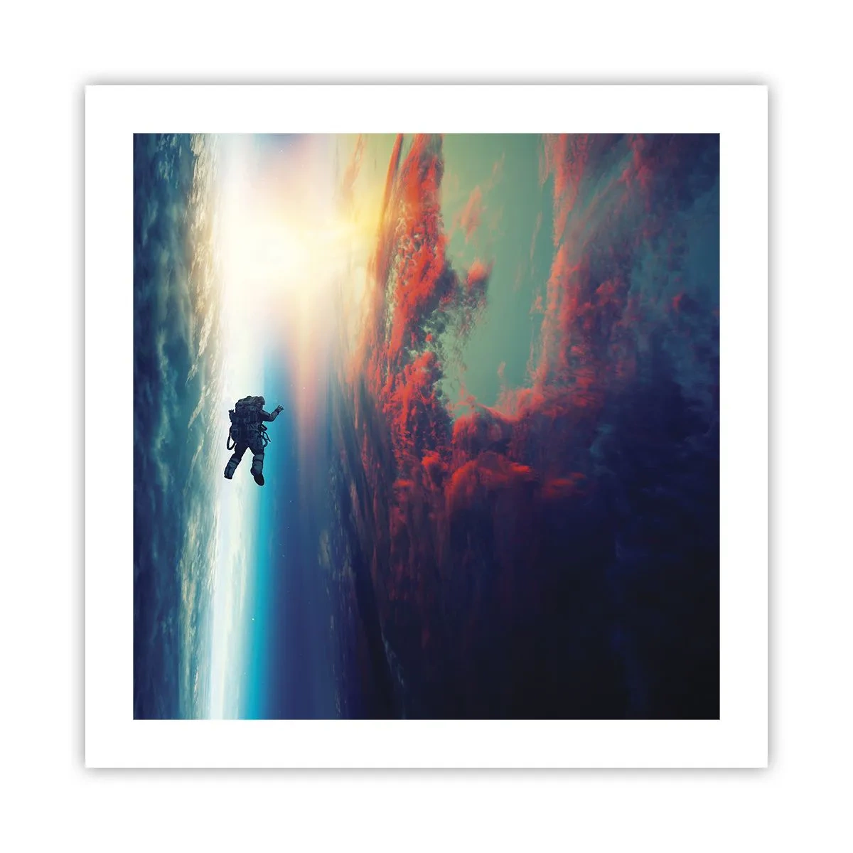 Pôster - Enfrentando o universo - 50x50 cm