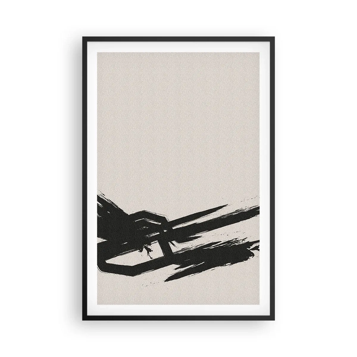 Pôster com moldura preta - Corrida imparável - 61x91 cm