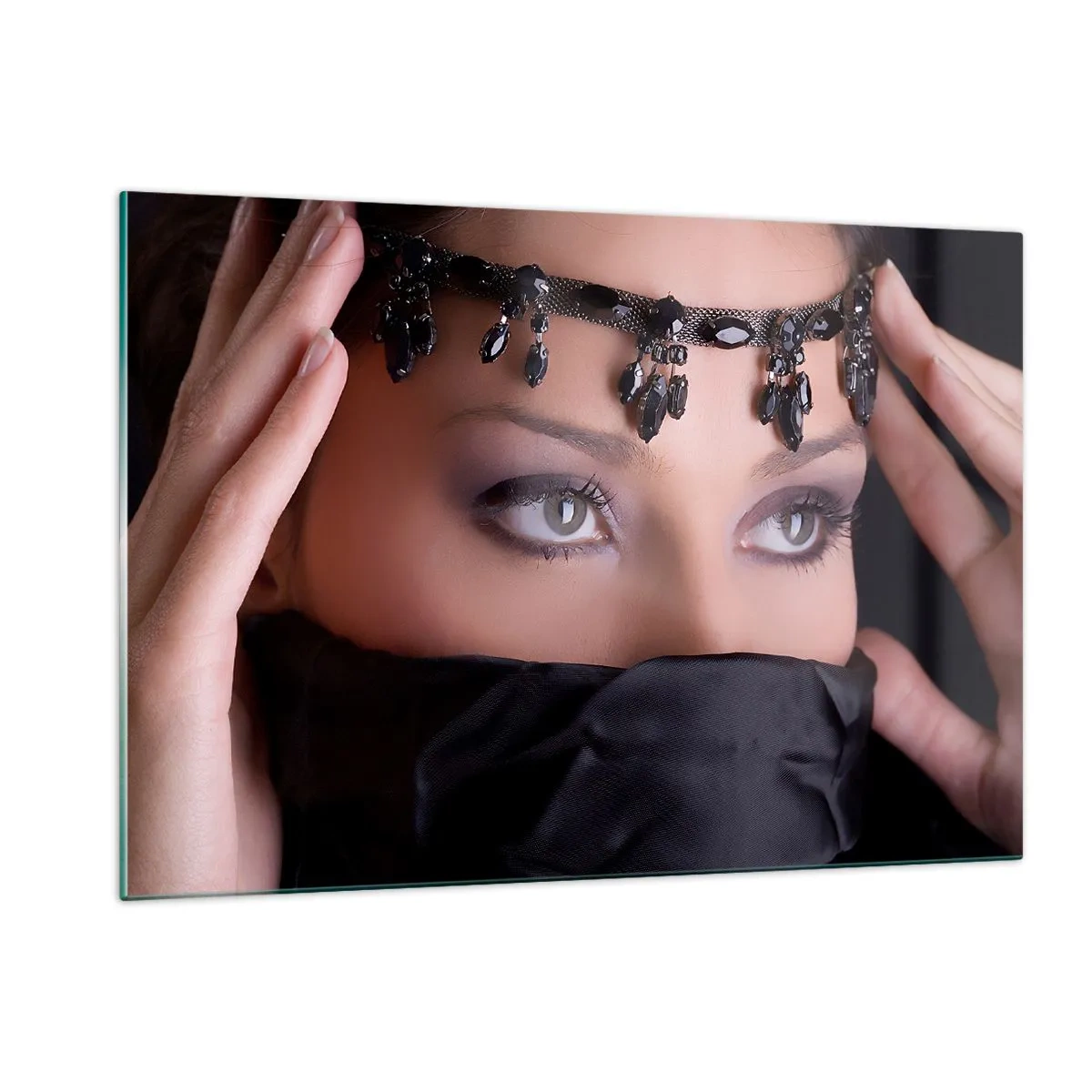 Quadro em vidro - Mistério tentador do oriente - 120x80 cm