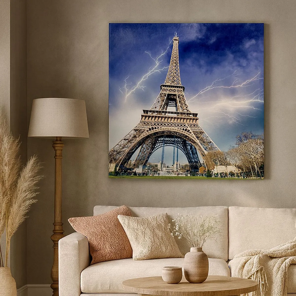 Quadro em tela - Senhora das Tempestades - 30x30 cm