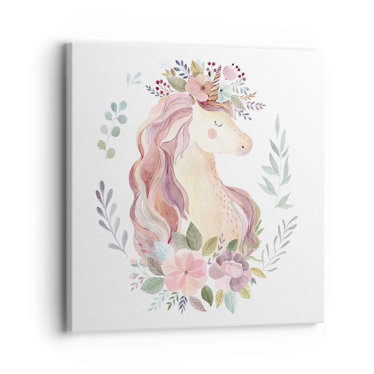 Quadro em tela - Um convite ao mundo dos contos de fadas - 30x30 cm