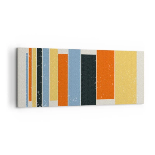 Quadro em tela - Notação musical - 100x40 cm