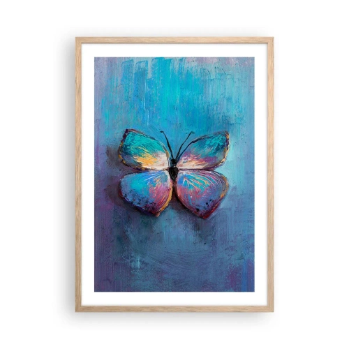 Pôster com moldura de carvalho claro - Em toda a sua glória - 50x70 cm