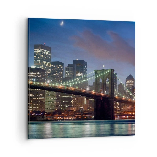 Quadro em tela - Noite brilhante - 50x50 cm