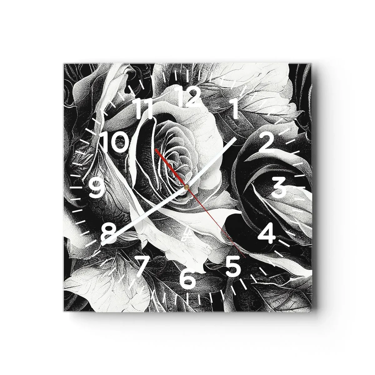 Relógio de parede - Relógio em vidro - Sempre uma rainha - 30x30 cm