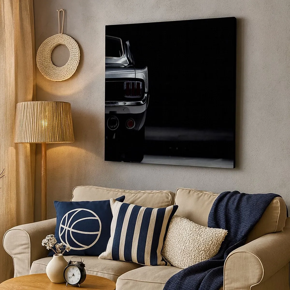 Quadro em tela - O charme do clássico - 30x30 cm