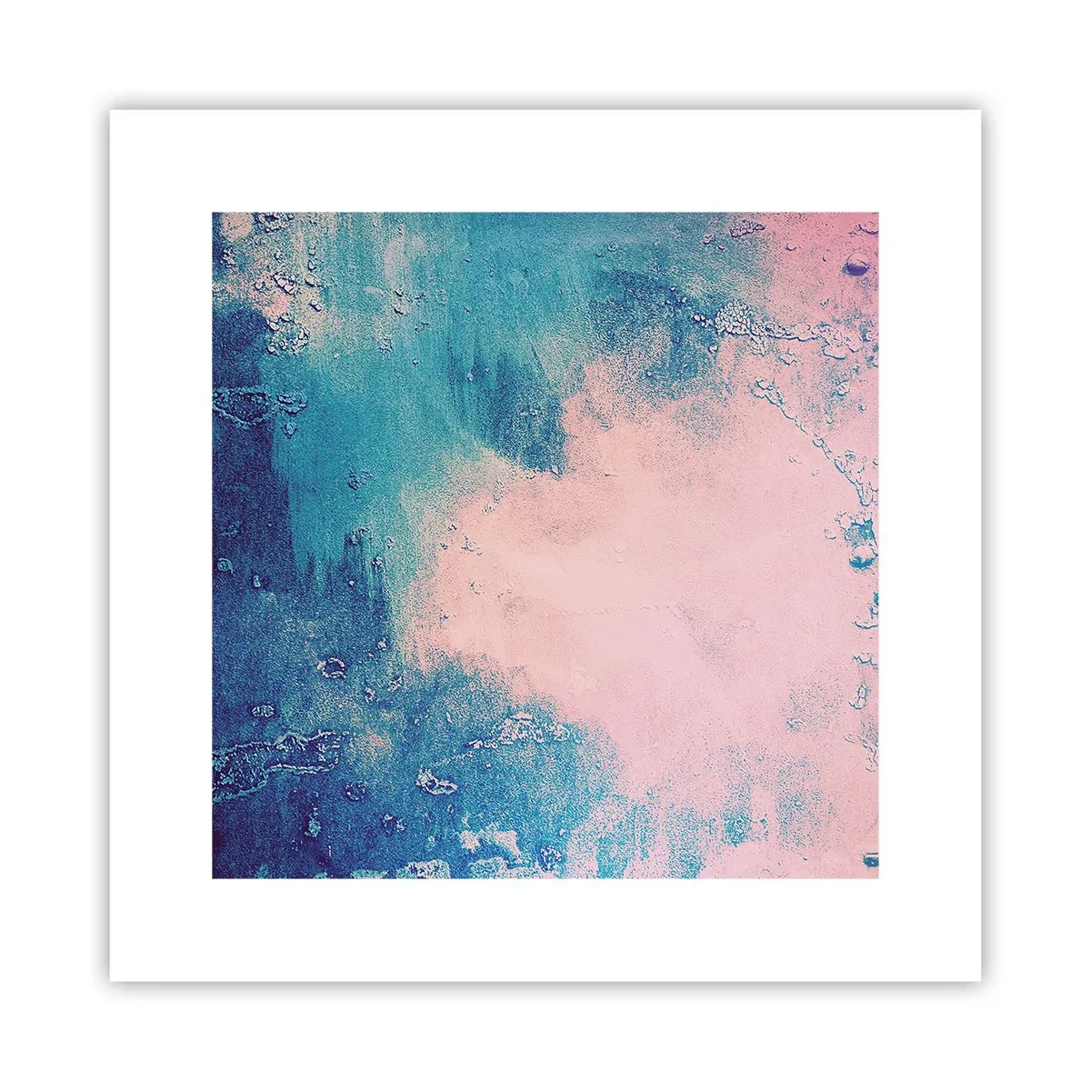 Pôster - Abraço azul - 30x30 cm