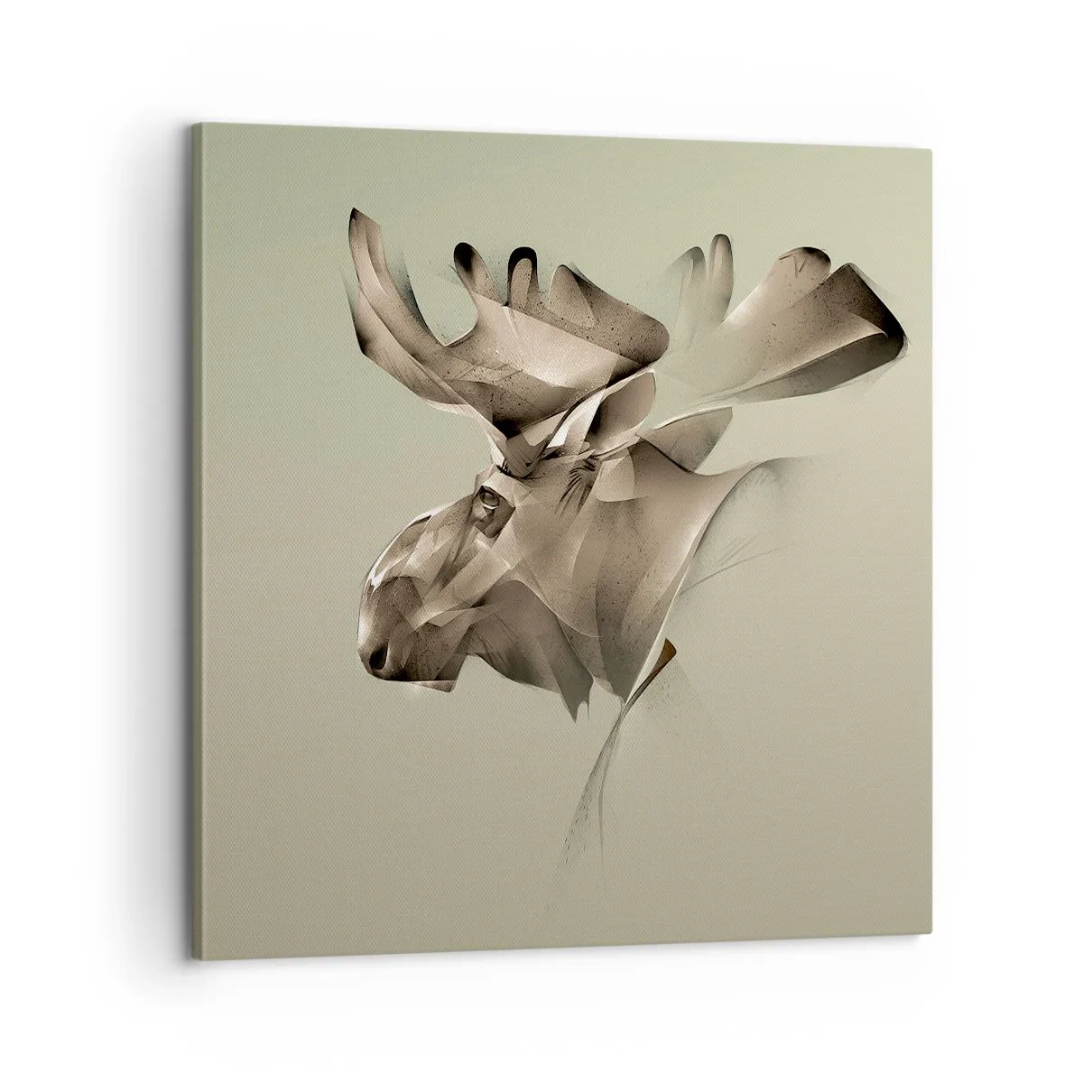 Quadro em tela - O poder suave da calma - 60x60 cm
