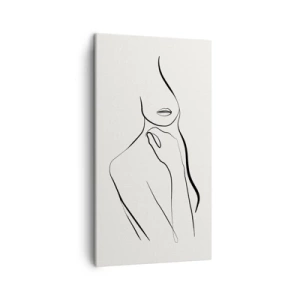Quadro em tela - Uma onda de melancolia - 45x80 cm