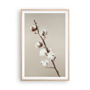 Pôster com moldura de carvalho claro - Na fonte da suavidade - 61x91 cm