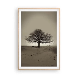 Pôster com moldura de carvalho claro - Daqui para a eternidade - 61x91 cm