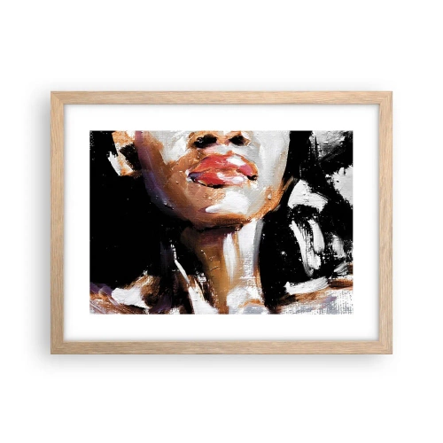 Pôster com moldura de carvalho claro - Orgulho sem preconceitos - 40x30 cm