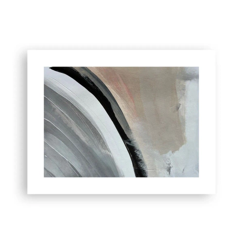 Pôster - Composição: arco preto e cinza - 40x30 cm