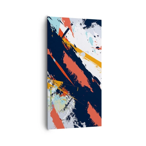 Quadro em tela - Composição dinâmica - 65x120 cm