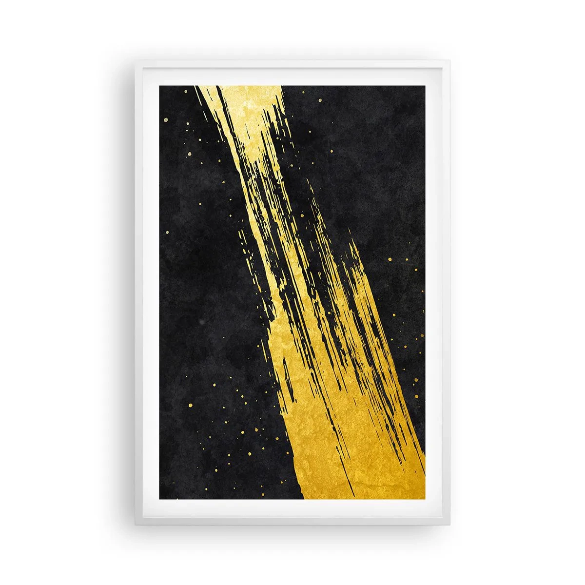 Pôster em moldura branca - Salto para o hiperespaço - 61x91 cm