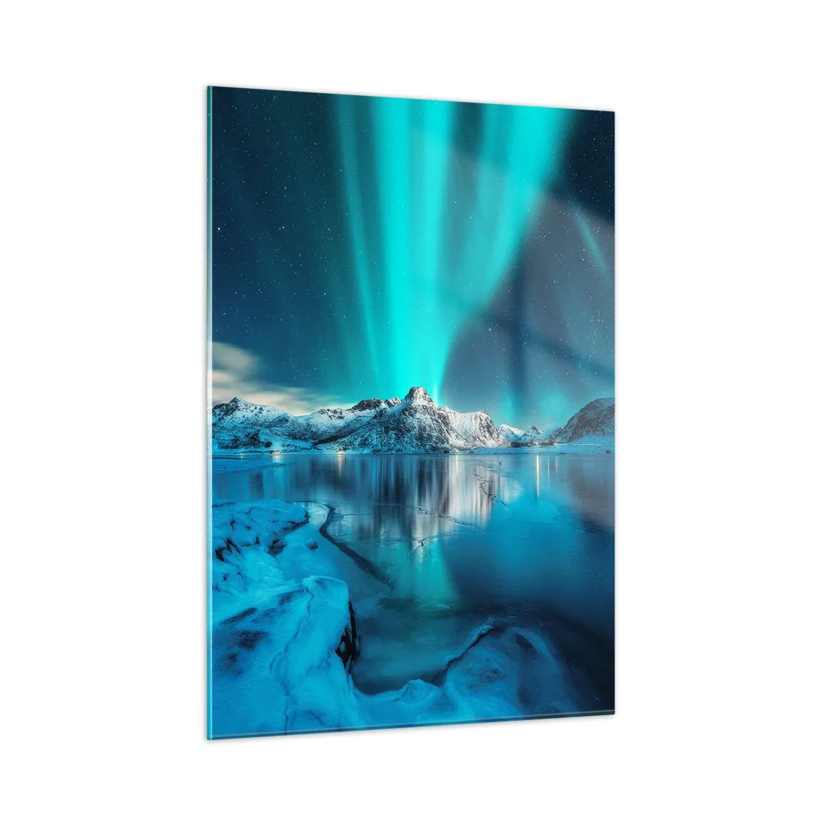 Quadro em vidro - Noite de Luz - 50x70 cm