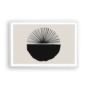 Pôster em moldura branca - Uma gama de possibilidades - 91x61 cm