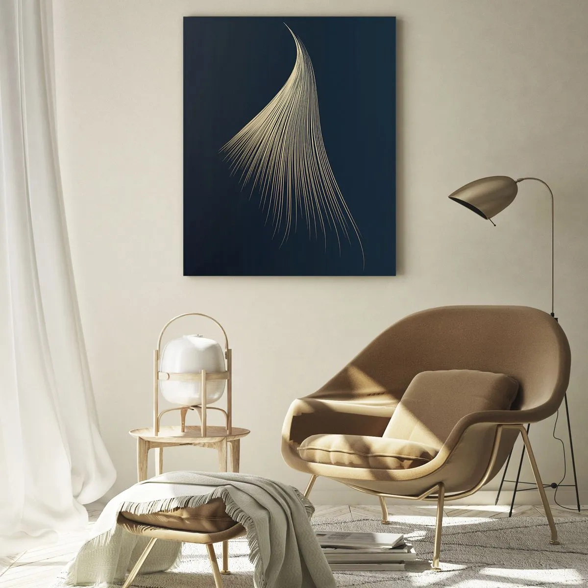 Quadro em vidro - Como o cabelo de um anjo - 50x70 cm