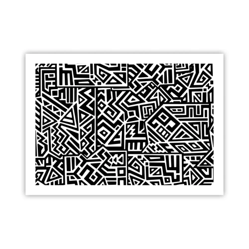 Pôster - Composição pré-colombiana - 70x50 cm