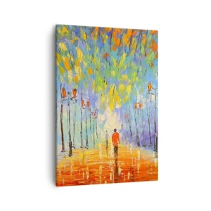 Quadro em tela - Canto nocturno da chuva - 50x70 cm