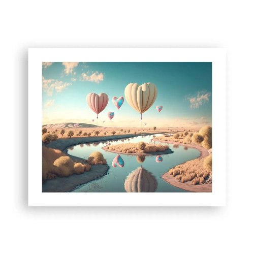 Pôster - O amor permite se reerguer - 50x40 cm