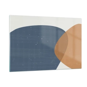 Quadro em vidro - Ovais e influências - 120x80 cm