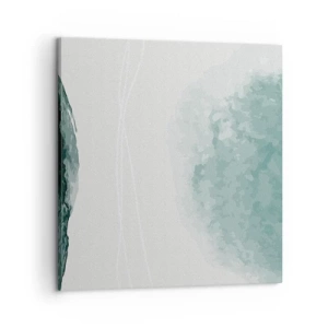 Quadro em tela - Encontro com a neblina - 60x60 cm