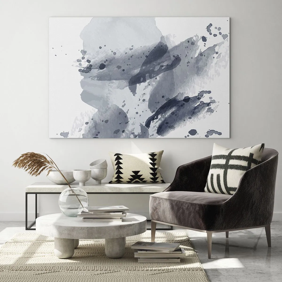 Quadro em vidro - Um estudo da natureza da água - 120x80 cm