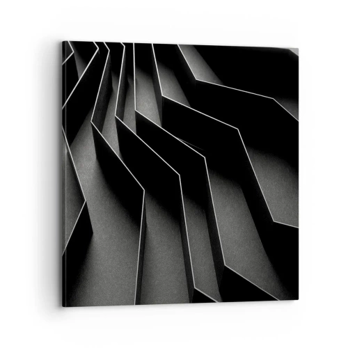 Quadro em tela - Ordem espacial - 70x70 cm
