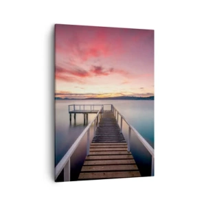 Quadro em tela - A chama suave da noite - 50x70 cm