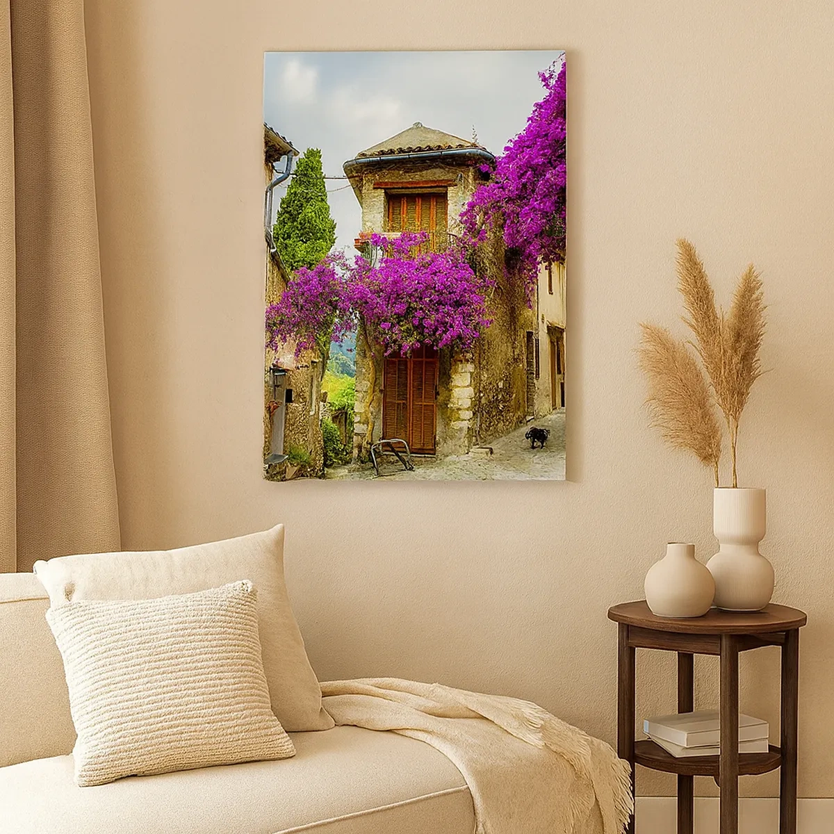 Quadro em tela - Sob um dossel de flores - 50x70 cm