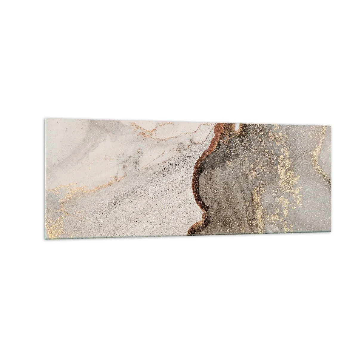 Quadro em vidro - No limite das cores - 140x50 cm