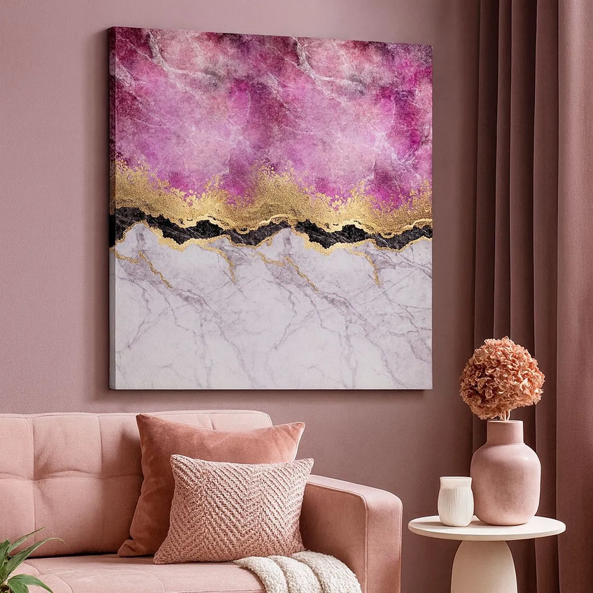 Quadro em tela - Na fronteira - 30x30 cm