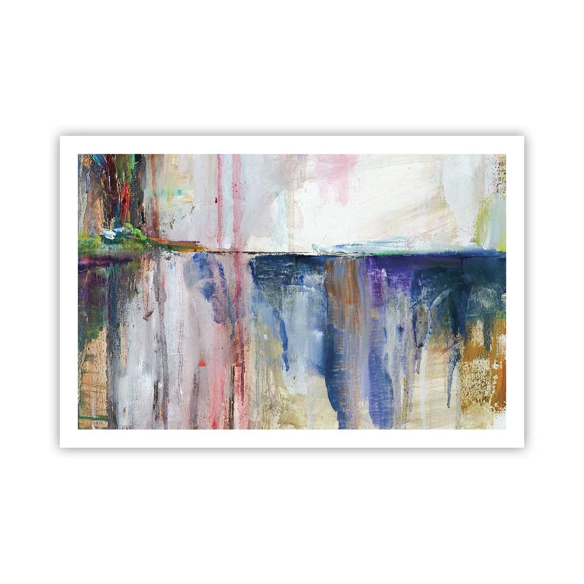 Pôster - Impressões coloridas e associações - 91x61 cm