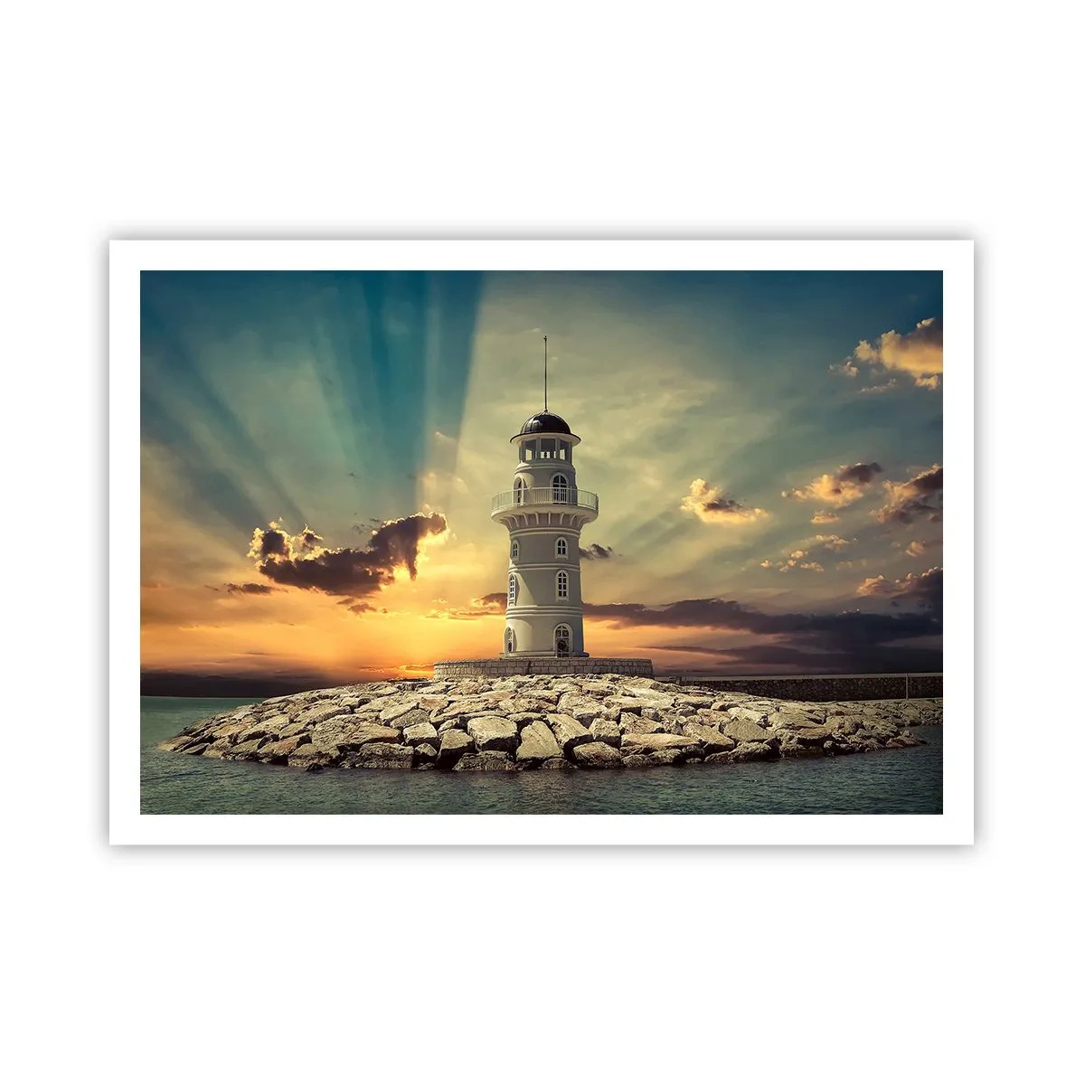 Pôster - Luz - Bondade - Beleza - 100x70 cm