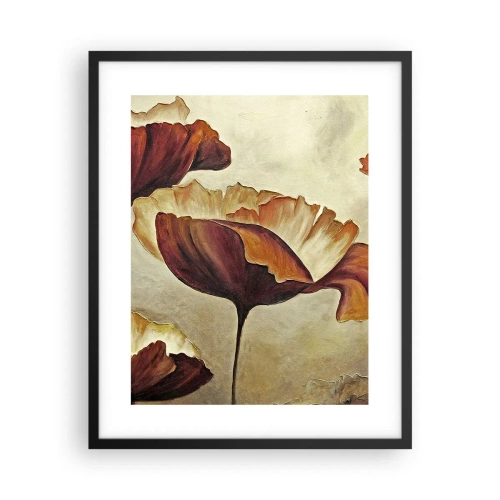 Pôster com moldura preta - Prados e pradarias - 40x50 cm