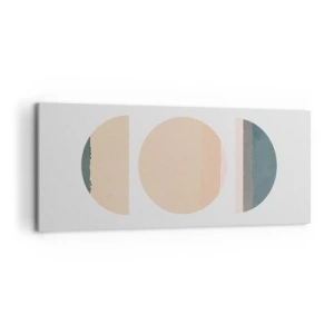 Quadro em tela - Círculo entre círculos - 120x50 cm