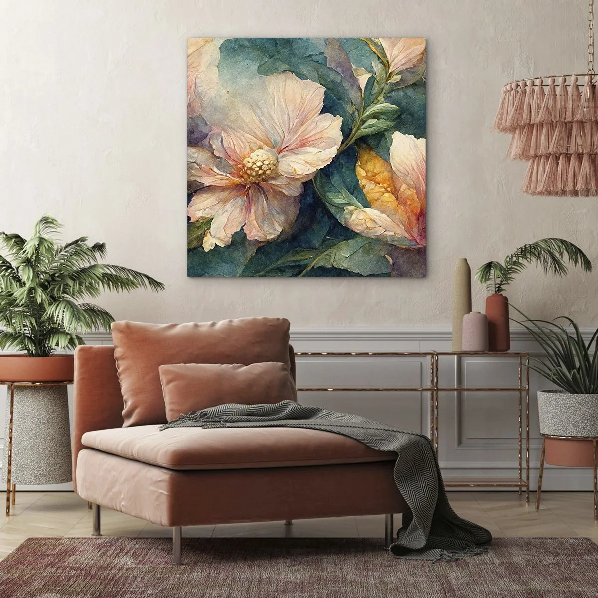 Quadro em tela - Apenas sutileza - 60x60 cm