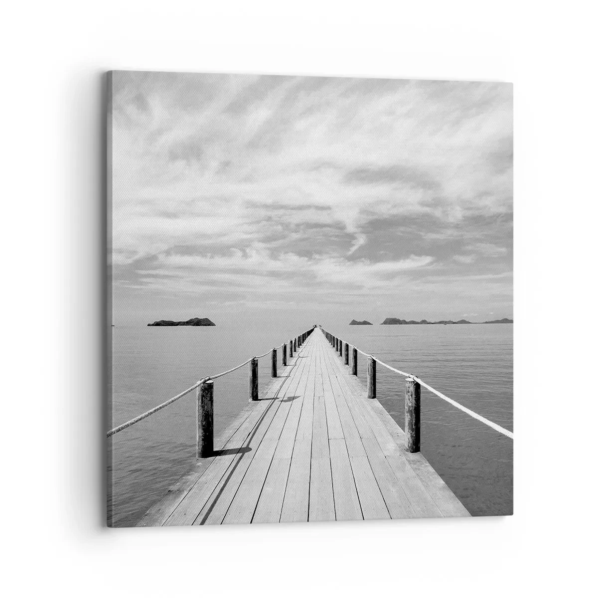 Quadro em tela - Talvez uma viagem... - 70x70 cm