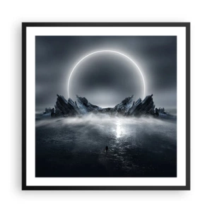 Pôster com moldura preta - O fim da história - 60x60 cm