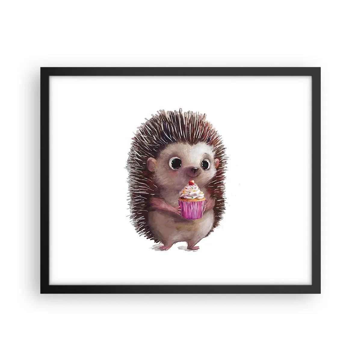 Pôster com moldura preta - A celebração é diária - 50x40 cm