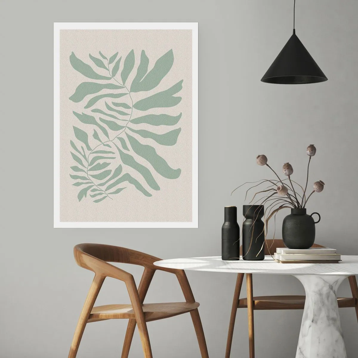 Pôster - Galho esmeralda - 61x91 cm