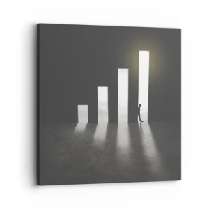 Quadro em tela - Sucesso – impressão - 30x30 cm