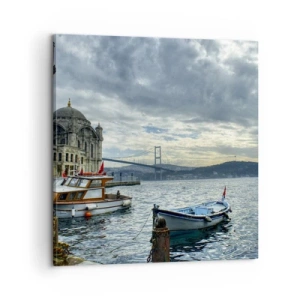 Quadro em tela - Na fronteira dos mundos - 60x60 cm