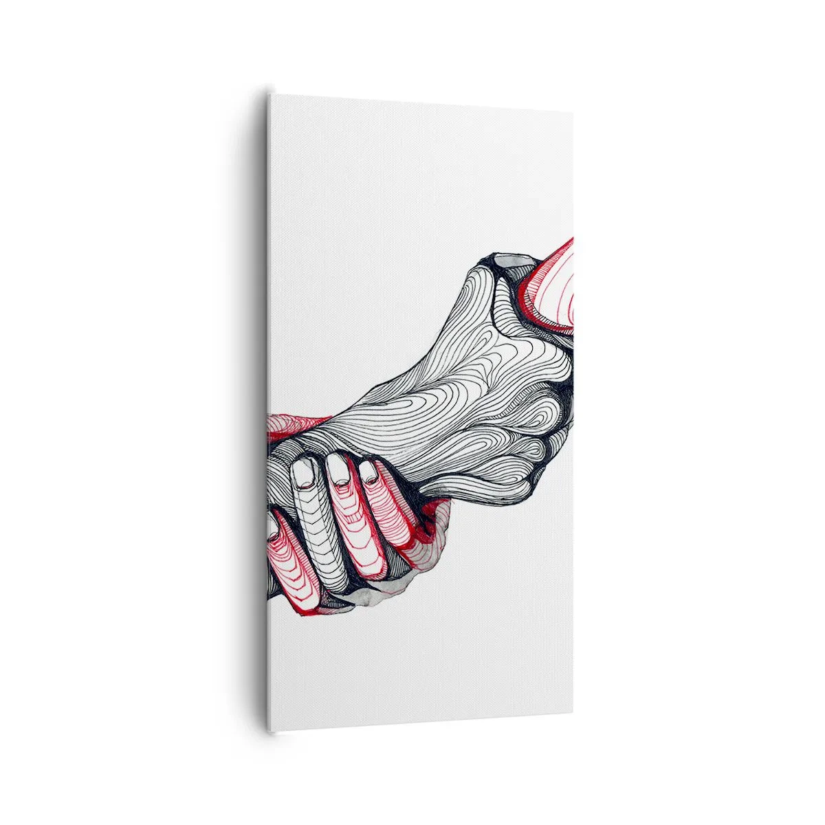 Quadro em tela - Está em boas mãos - 65x120 cm